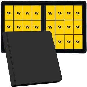 12 Pocket Card Binder, 720 Pockets PU Leather Zipper Trading Card Collection Album, Side-Loading Card Storage Folders for MTG, TCG, Game/Sport Crads
