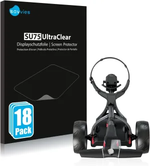 18-Pack Screen Protection Film compatible with Motocaddy S1 Electric Trolley Screen Protector Ultra Clear [Scratch Proof, Anti Fingerprint]