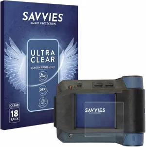 18 Pack Screen Protector Compatible with Swissphone s.Quad X15/ X35/ C45/ C35 Protection Film Clear