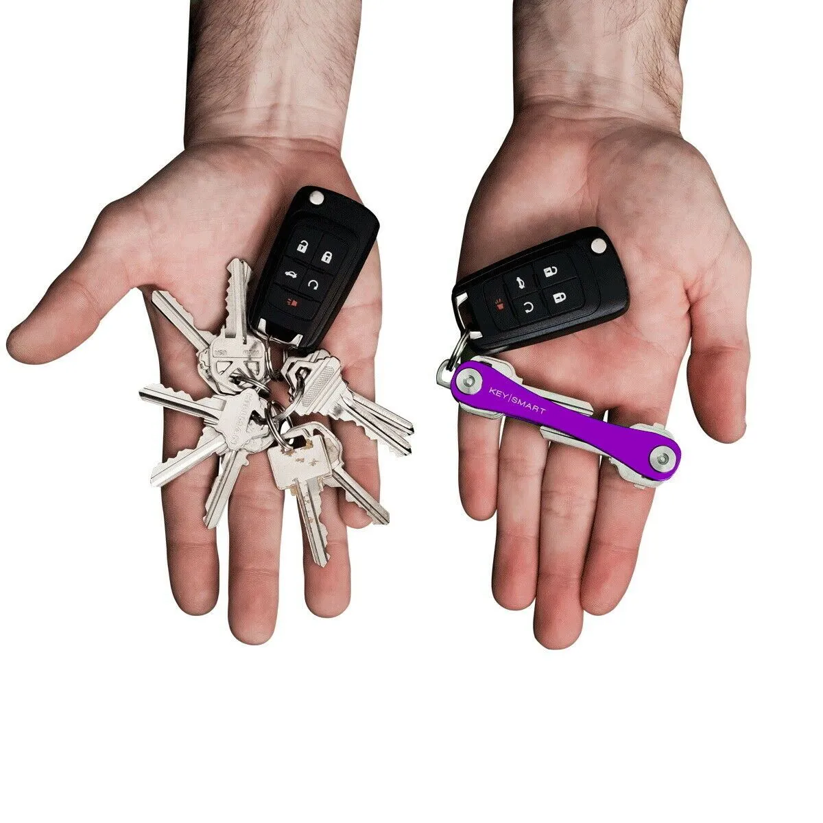 2-Pack: Keysmart Compact Expandable Key Holders
