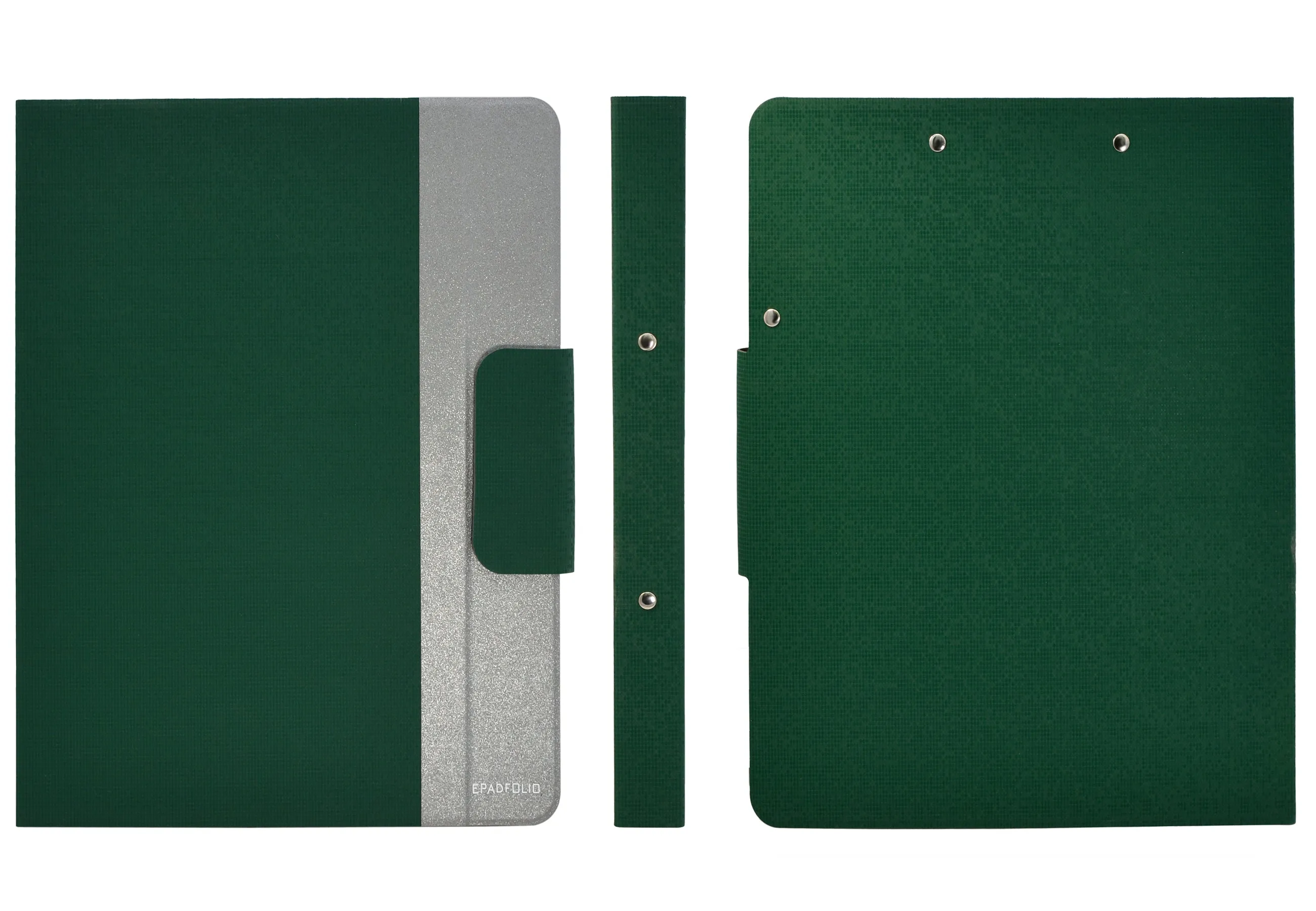 2-Ring Binder Padfolio with Expanded Document Bag, Padfolio Ring Binder Business Organizer Portfolio Case