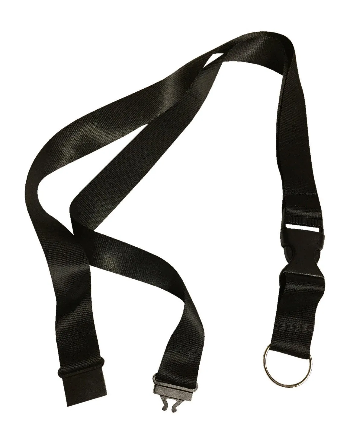 20 pcs Black anti choke Lanyard perfect for ID Badge Holders Features Strangle Proof Release Buckle