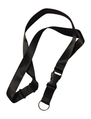 20 pcs Black anti choke Lanyard perfect for ID Badge Holders Features Strangle Proof Release Buckle