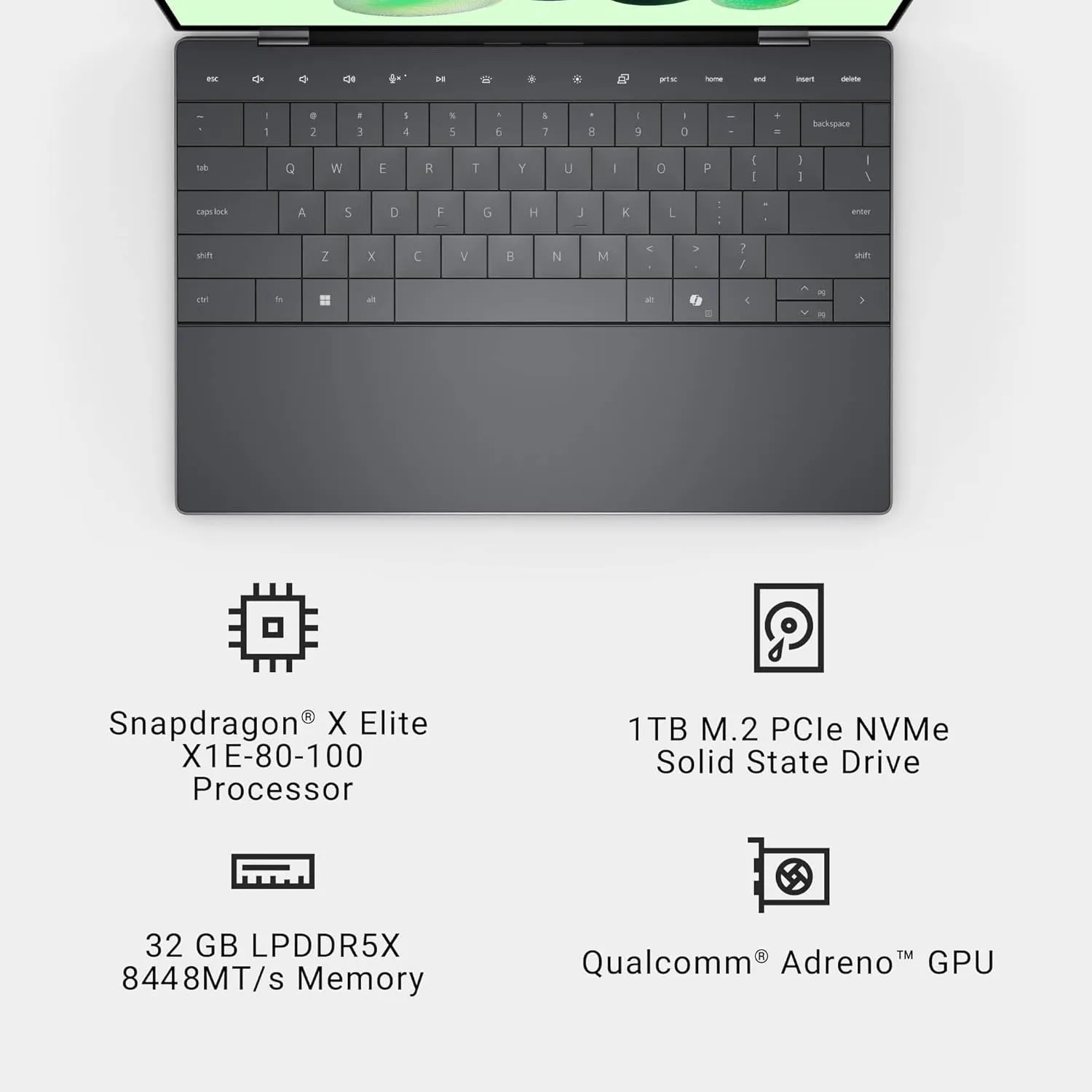 2025 Dell XPS 13 9345 Laptop, Copilot  AI PC (13.4" FHD  120Hz, Qualcomm 12-Core Snapdragon X Elite, 32GB 8848MT/s RAM, 1TB SSD), Thin & Light, 27 Hours Battery Life, IR Webcam, Wi-Fi 7, Win 11 Pro