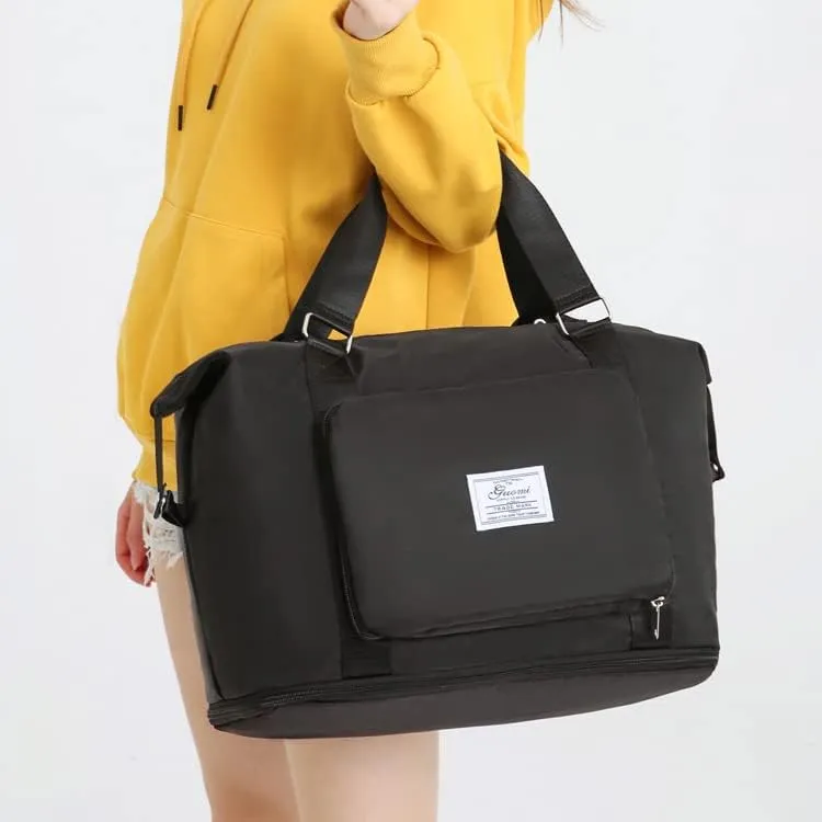 2025 new travel bag, sports and fitness, large-capacity expandable folding bag for production (Cherry blossom pink)