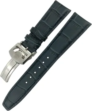 20mm 21mm 22mm Cowhide Watchband for IWC Portuguese Portofino Pilot Genuine Leather Watch Strap Spherical Buckle
