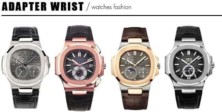 25mm*13mm For Patek Philippe Genuine Leather Watch Belt 5711 5712g Nautilus Watch Strap Special Interface Men Watchbands