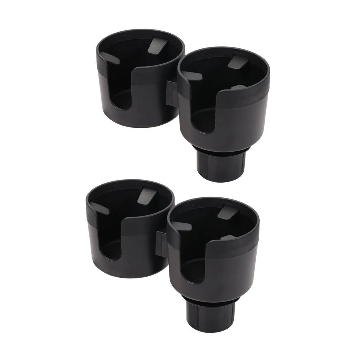2pcs Car Cup Holder Organiser Dual 2-in-1 Adjustable Drink Holder for Vehicles
