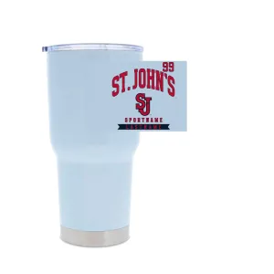 30oz Stainless Steel Tumbler - white
