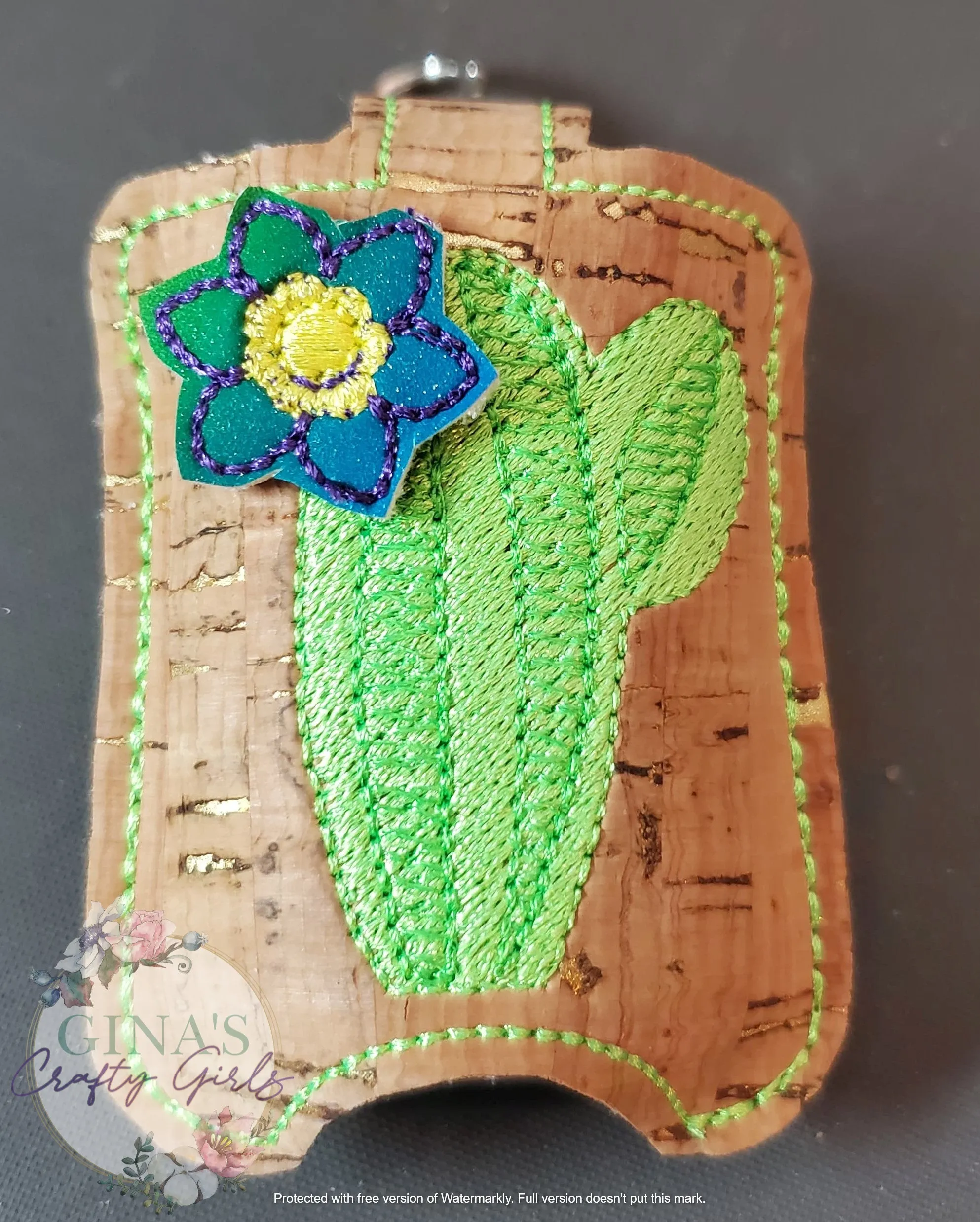 3D Cactus Hand Sanitizer Holder