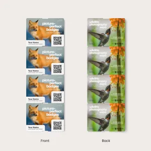 4" x 3" Paper - Custom Event Badges