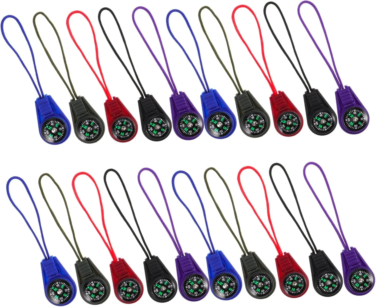 50pcs Portable Plastic Compass with Lanyard String Accurate Direction for Boy Girl Hiking Camping and Climbing and Fashionable Outdoor Gear for Boys and Girls