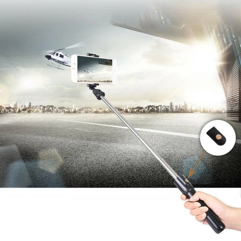 6 In 1 Wireless Bluetooth Selfie Stick Tripod Real-Time Broadcast Remote Control