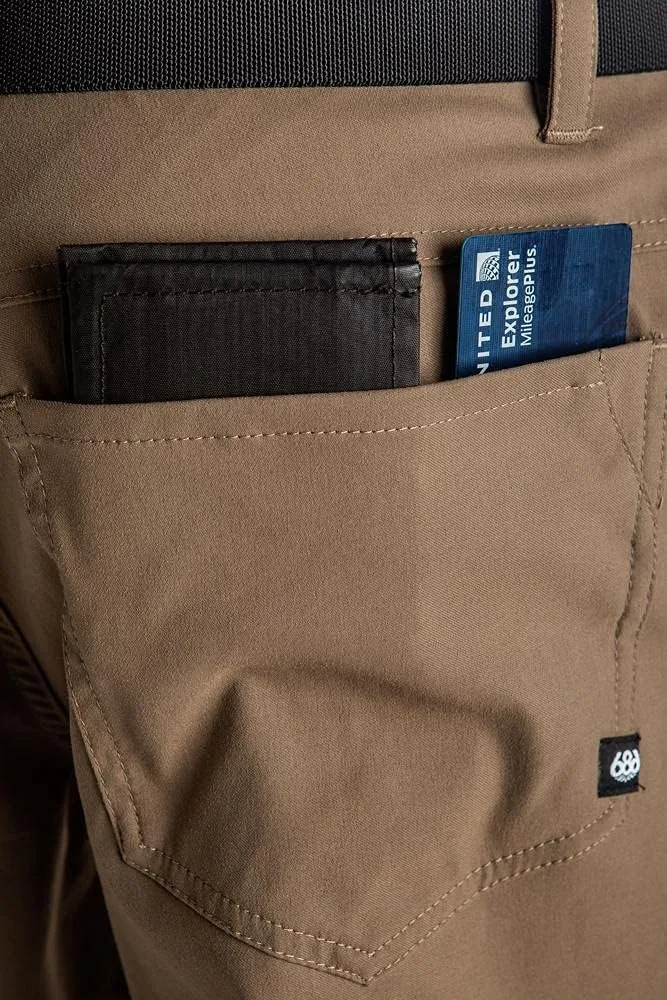 686 Men's Everywhere Pant - Travel Pants for Men - Slim Fit - 10 Pocket Design