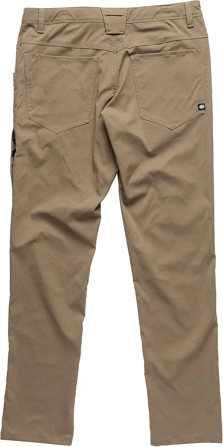 686 Men's Everywhere Pant - Travel Pants for Men - Slim Fit - 10 Pocket Design