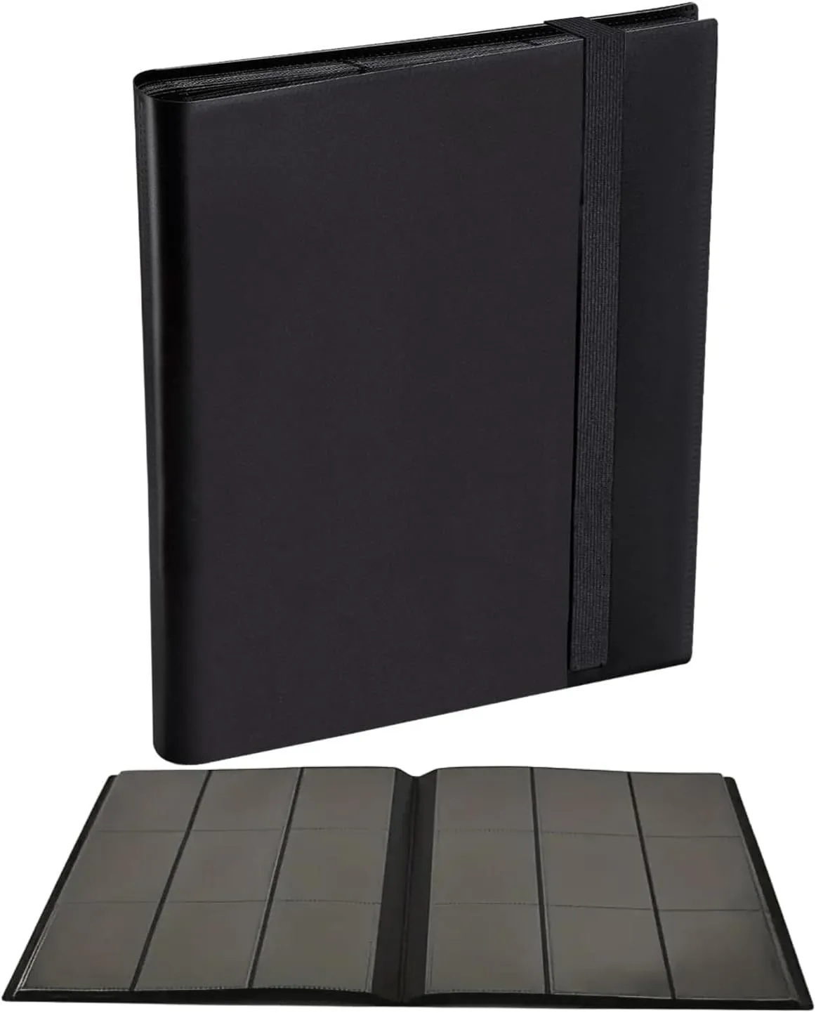 9 Pocket Binder for Trading Cards, Baseball and Football Card Collection Binder with 360 Pockets Side Loading, Sports Card Book, Card Folder, Album