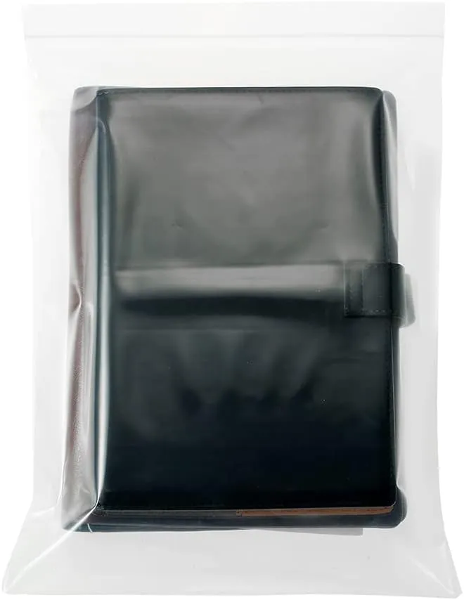 9" x 12" Thick 4 Mil Plastic Bags Clear Resealable Zip Seal Lock Poly Bags Heavy-Duty Zipper Reclosable Baggies Packing Clothing Pants 50 Pack