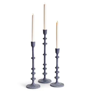 Abacus Taper Holders, Set Of 3
