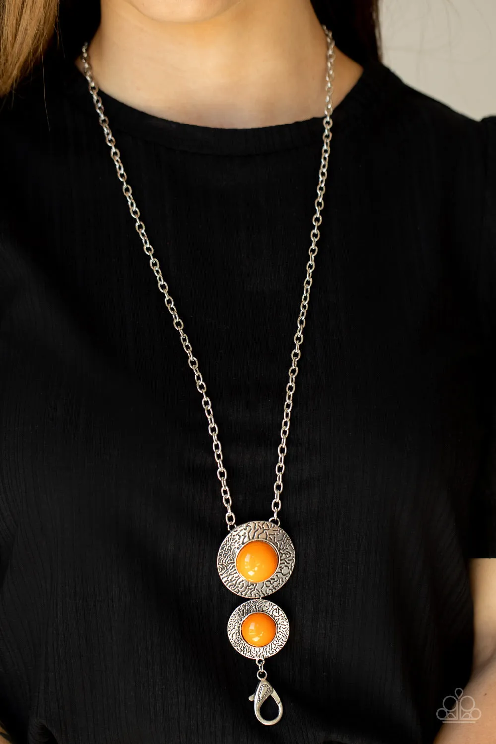Abstract Artistry - Orange Paparazzi Accessories