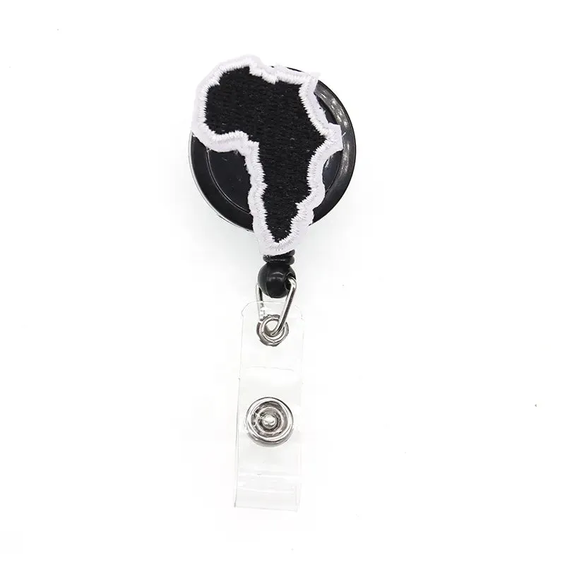 Africa Badge Reel/ Keychain