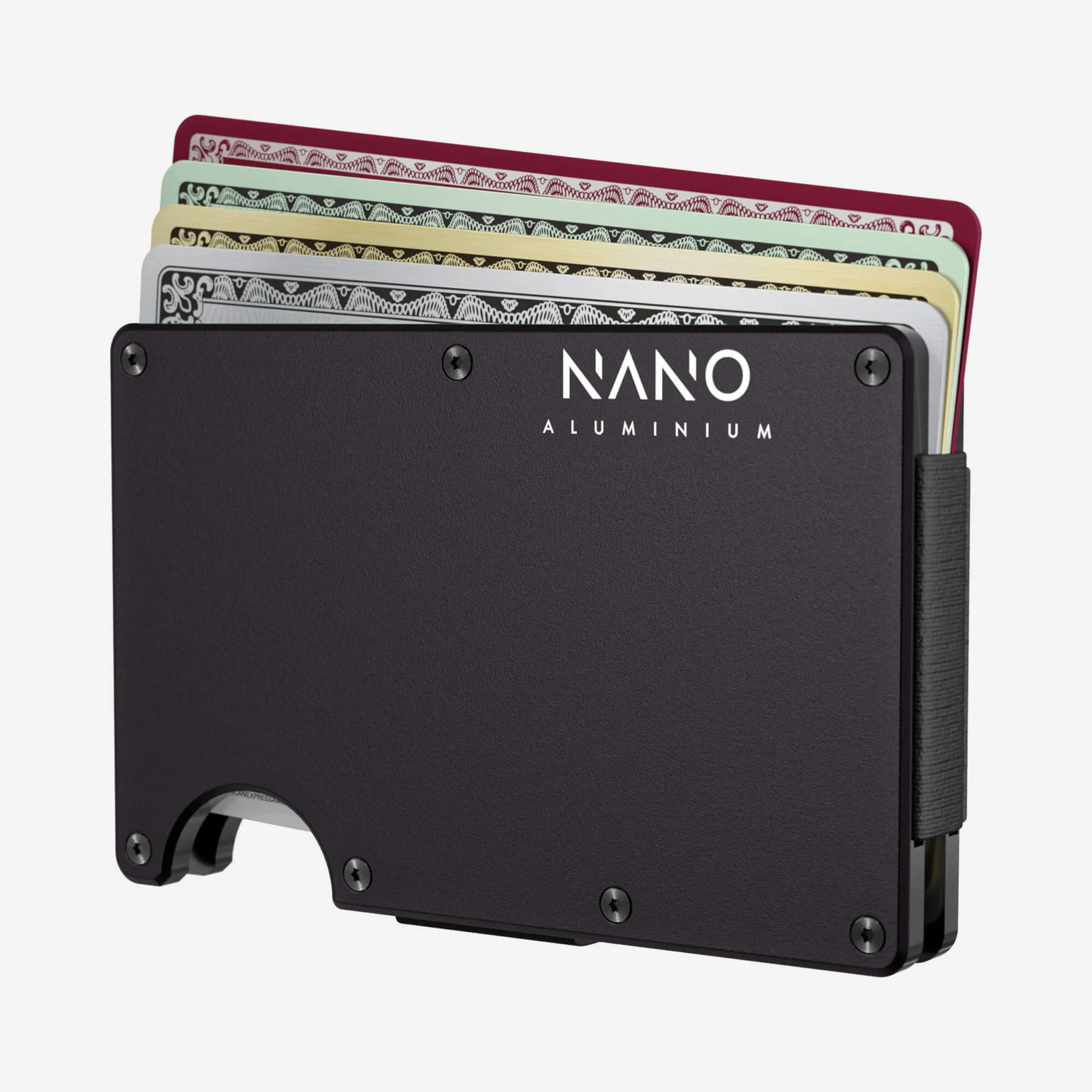 AirTag Money Clip Wallet (Phantom Black)