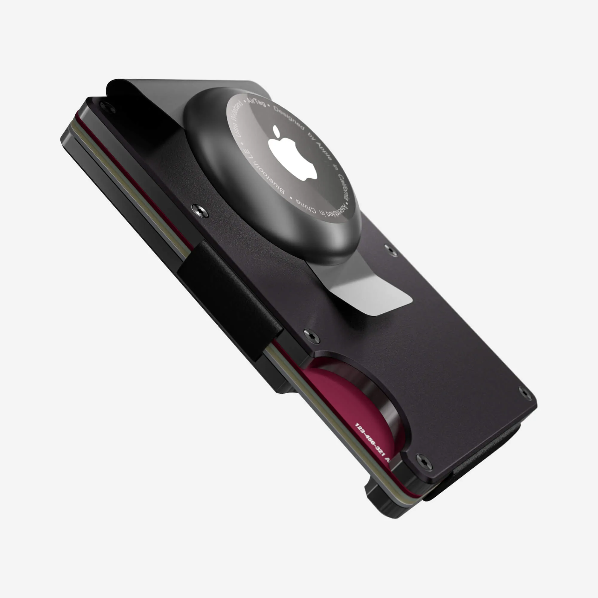 AirTag Money Clip Wallet (Phantom Black)