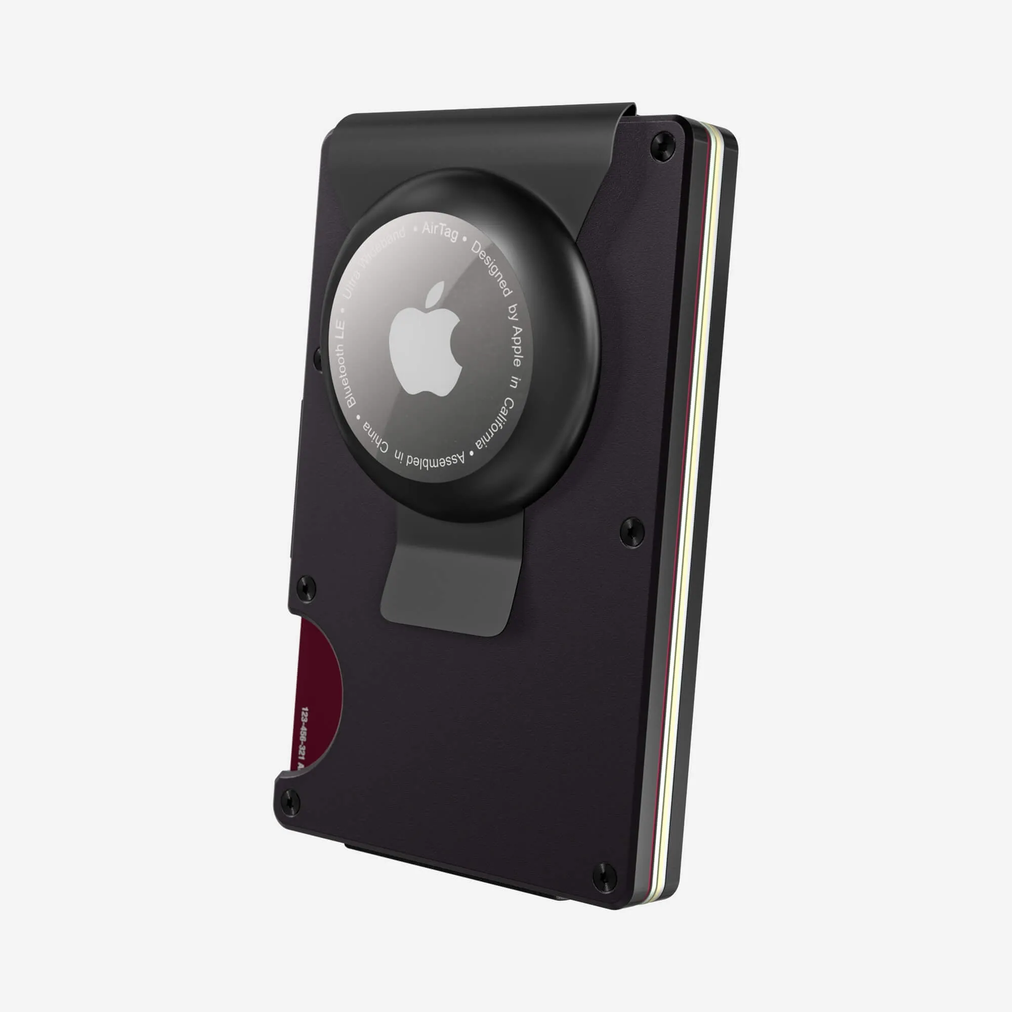 AirTag Money Clip Wallet (Phantom Black)
