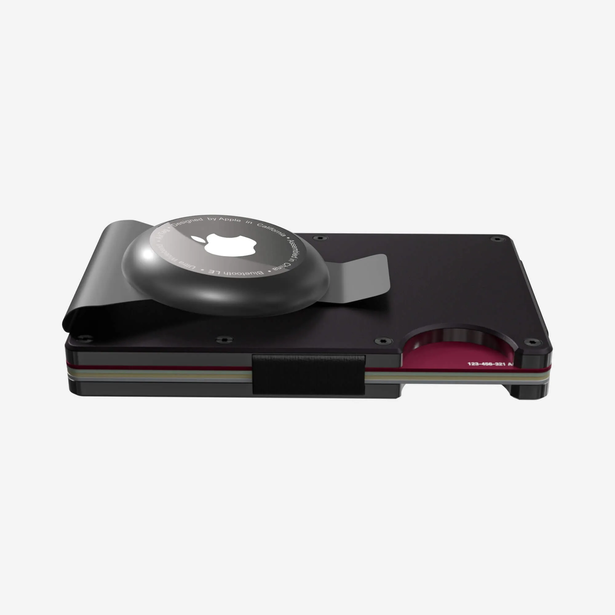 AirTag Money Clip Wallet (Phantom Black)