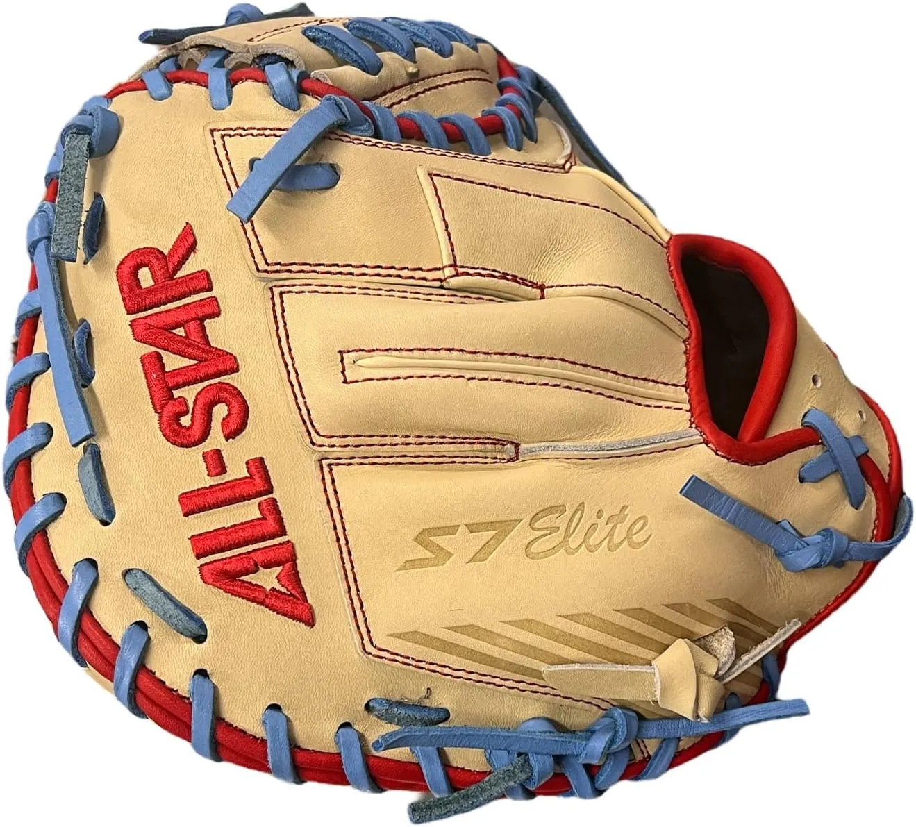 All Star Limited Edition S7 Elite Pro Travel Fit 33" Baseball Catcher's Glove 2-Piece Closed