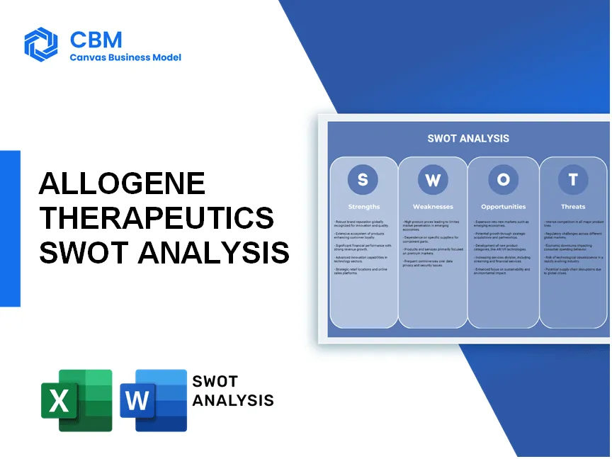 ALLOGENE THERAPEUTICS SWOT ANALYSIS
