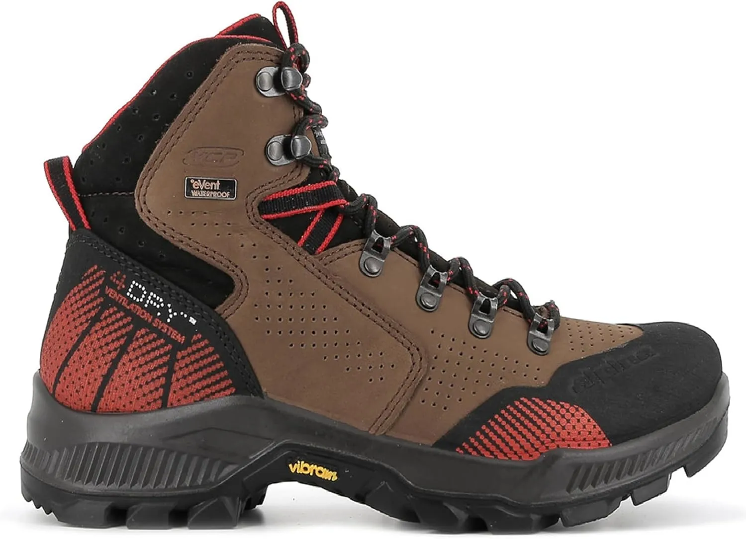 Alpina HELIOS Premium Men's Hiking Work Boots | Waterproof | Full Leather Trekking Shoes | Breathable eVent Membrane | Vibram | Made in Europe