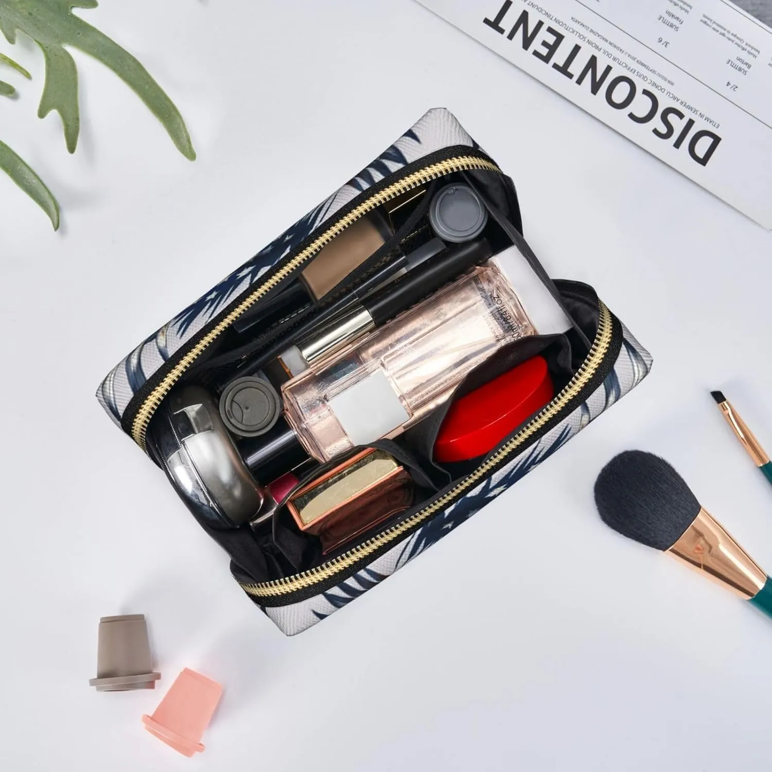 American Bald Eagle Toiletry Pouch, Travel-Friendly Makeup Organizer For Makeup Brushes, Lipsticks