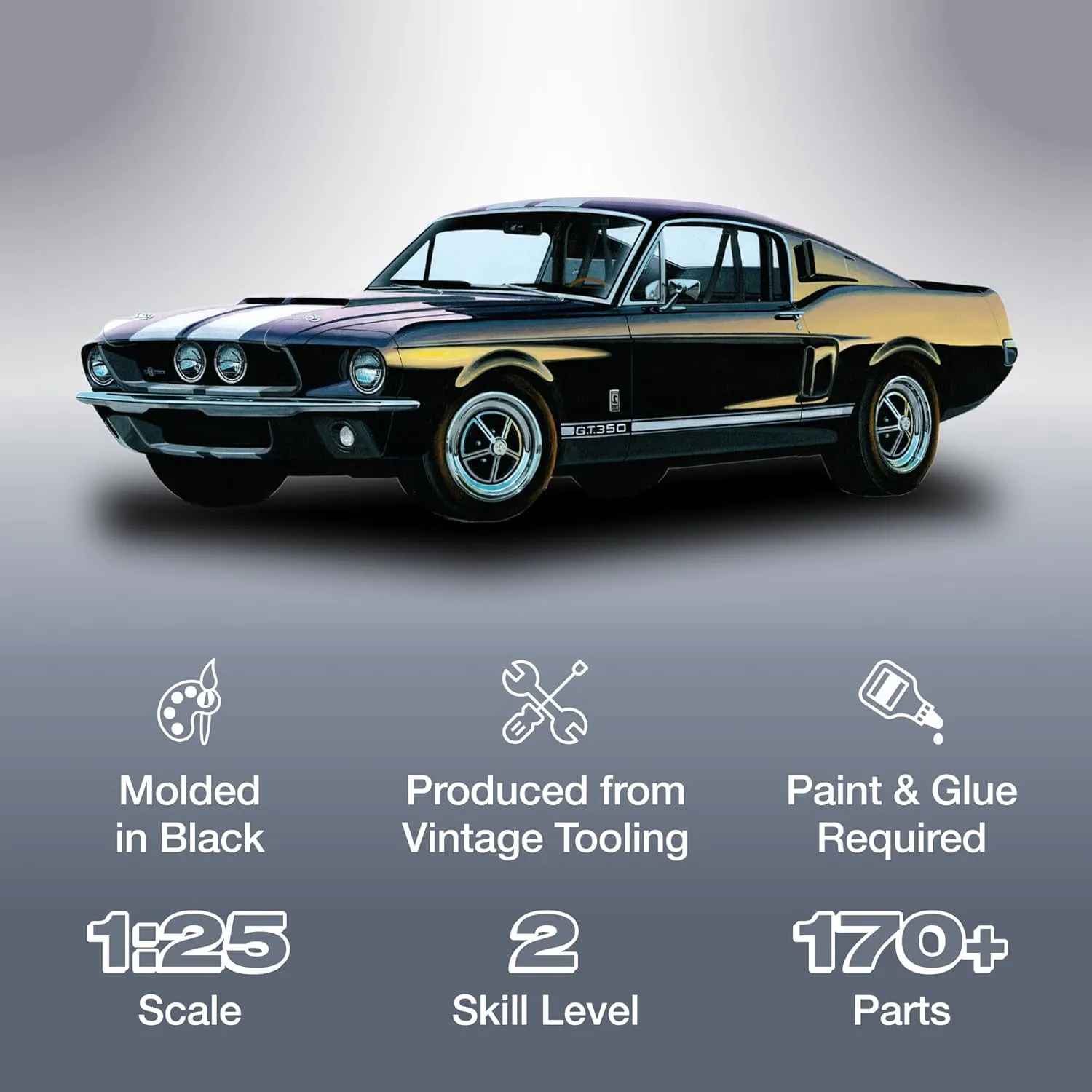 AMT 1:25 Scale 1967 Shelby GT-350 Model Kit