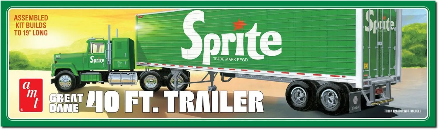 AMT 1467 Great Dane Dry Goods Trailer Sprite Model Kit