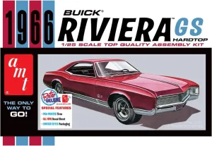 AMT - 1966 Buick Riviera GS Hardtop, 1:25 Scale, Skill Level 2