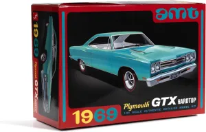 AMT 1969 Plymouth GTX Hardtop Model Kit 1:25 Scale – Build 1 of 2 V8 Engines, Paint & Glue Required