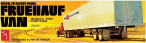 AMT Fruehauf 40' Beaded Van Trailer 1:25 Scale Model Kit