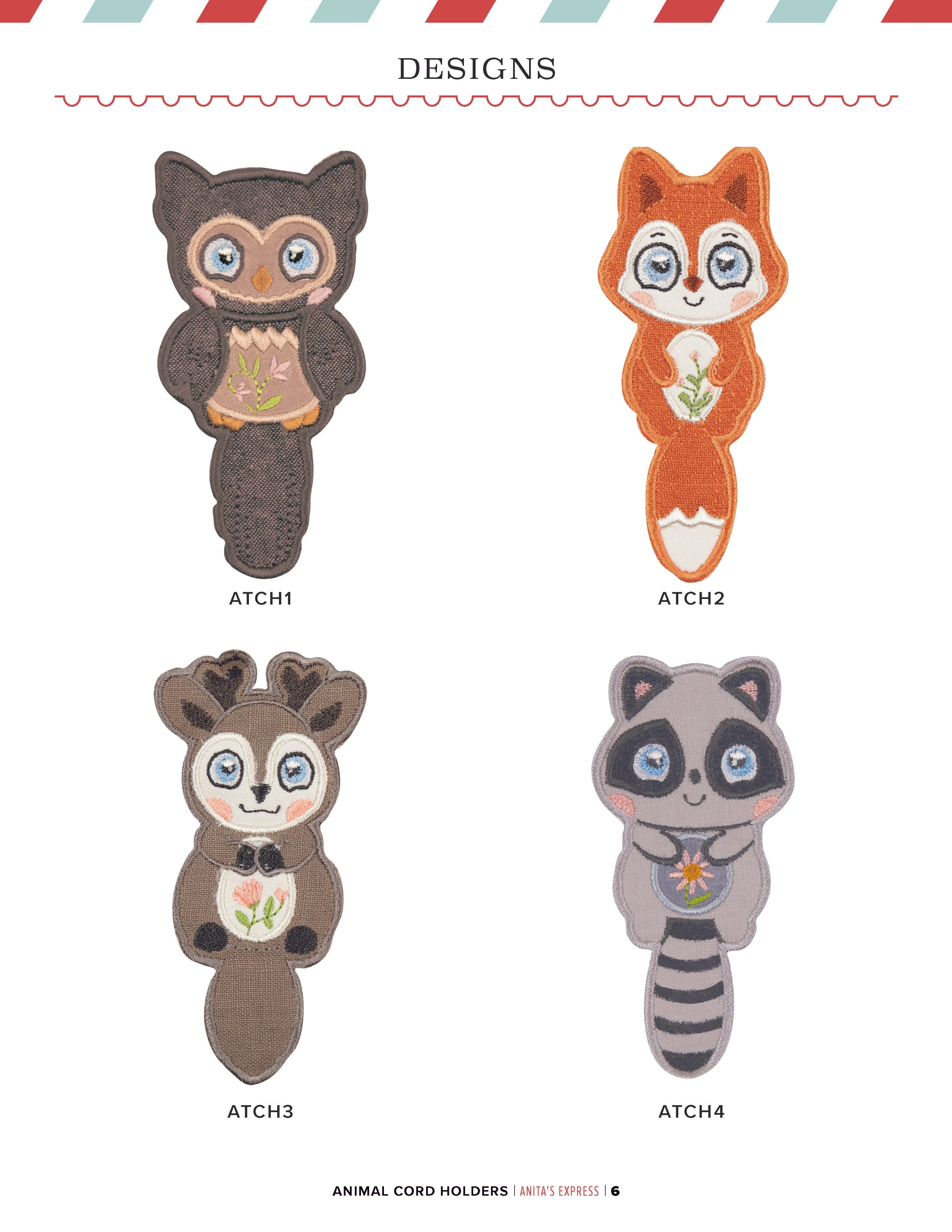 Animal Cord Holders