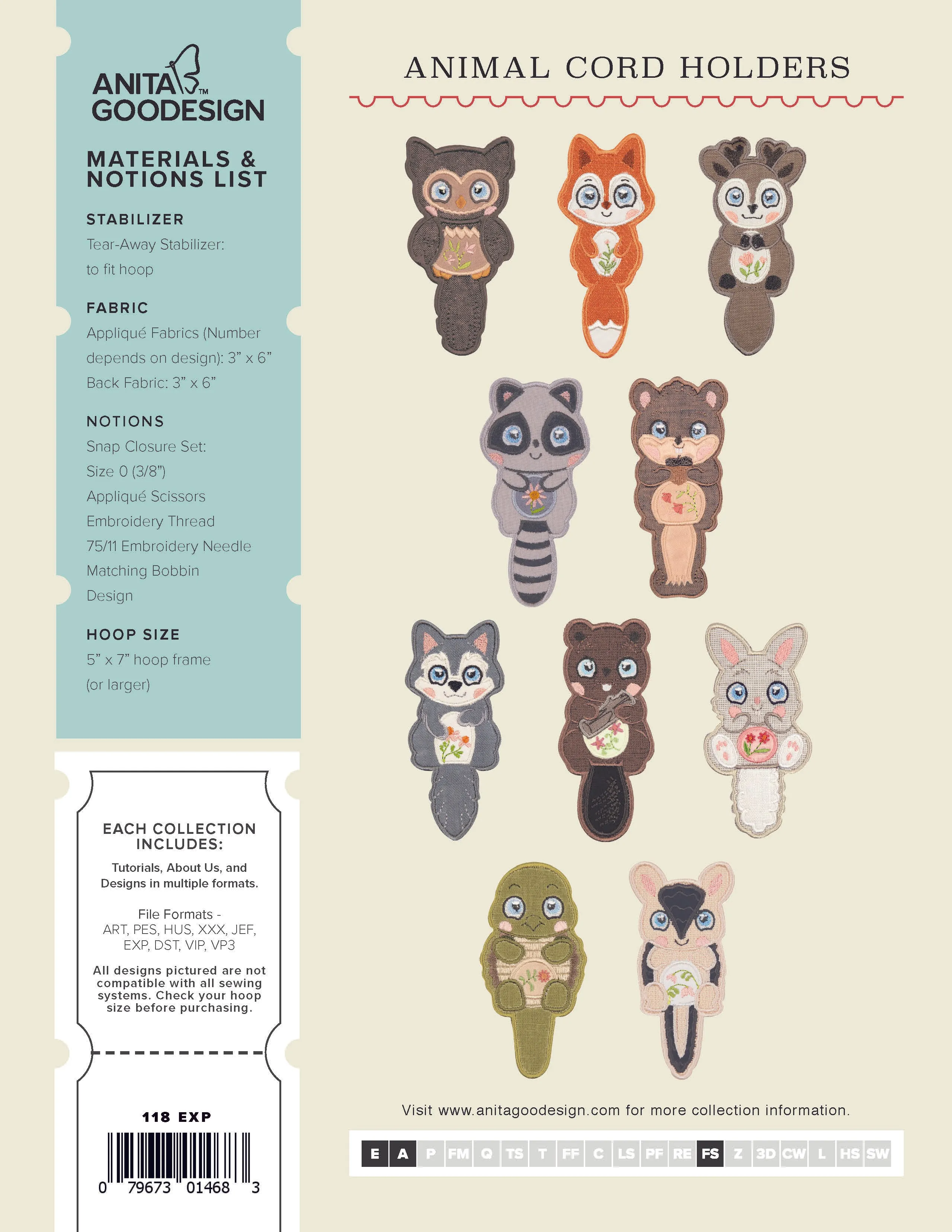 Animal Cord Holders