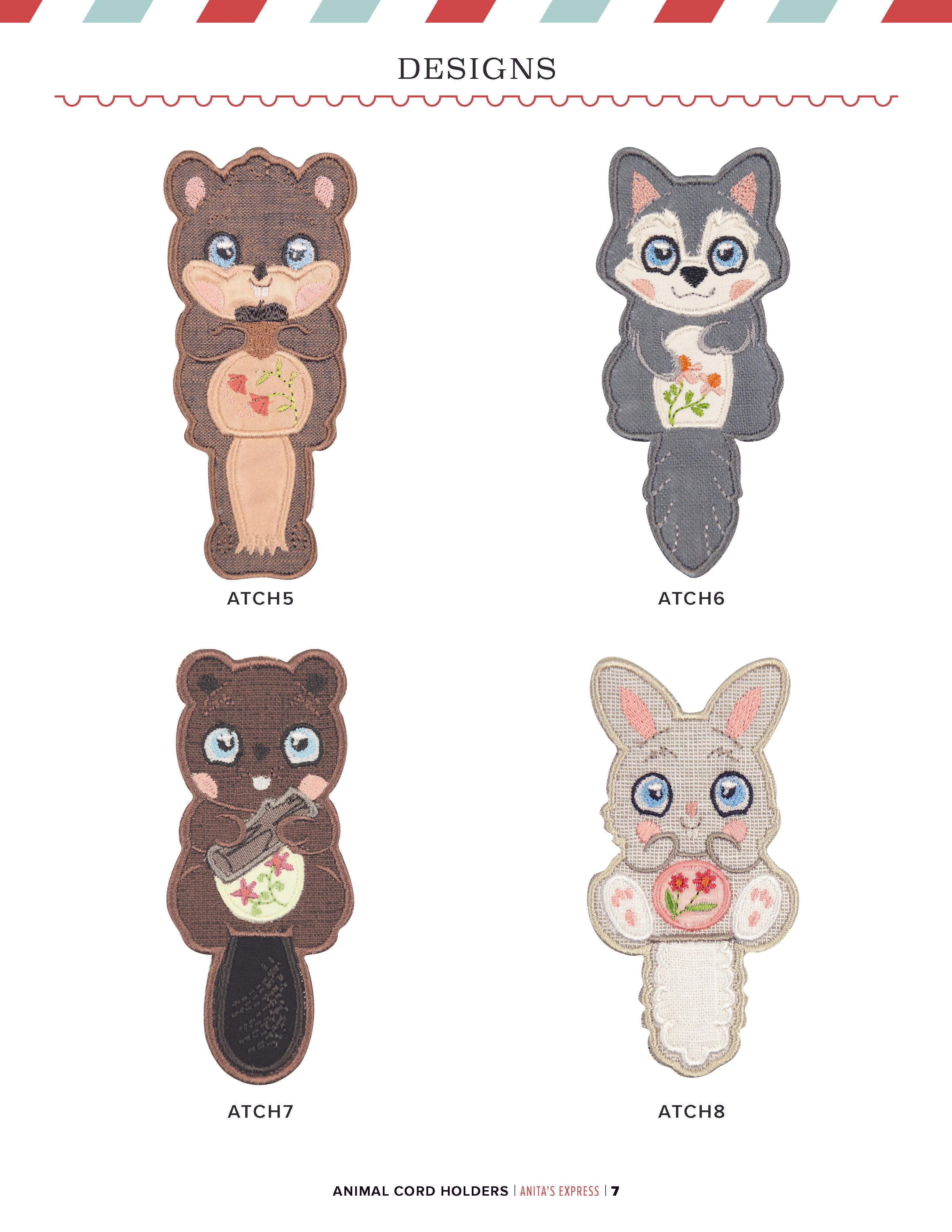 Animal Cord Holders