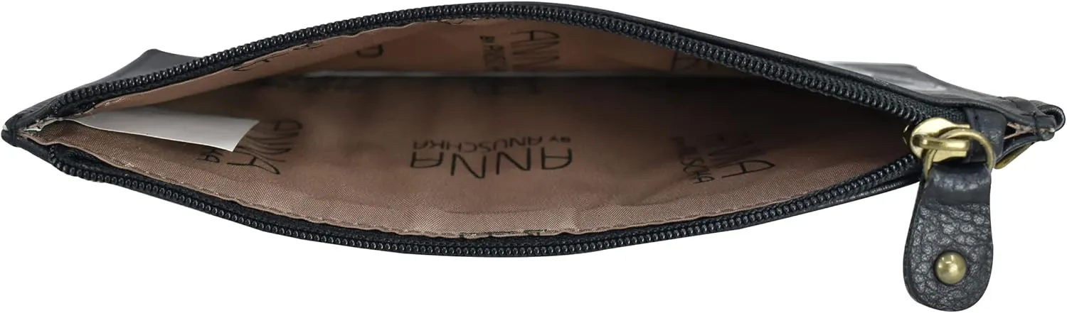 Anna by Anuschka Women's Hand Painted Genuine Leather Organizer Wallet