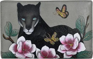 Anna By Anuschka Women's Hand-Painted Genuine Leather Two Fold Wallet
