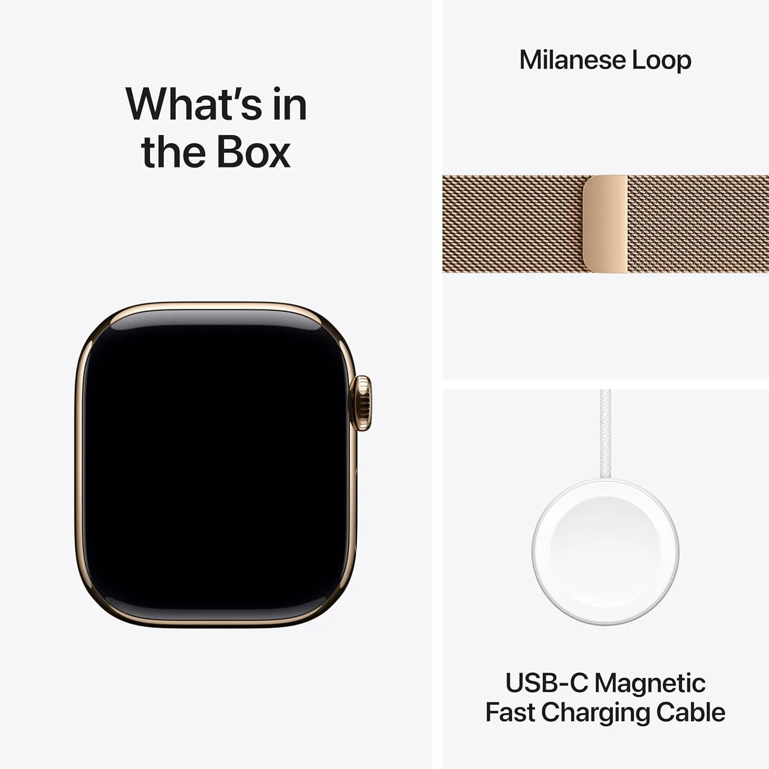 Apple Watch Series 10 [GPS   Cellular 42mm case] Smartwatch with Gold Titanium Case with Gold Milanese Loop. Fitness Tracker, ECG App, Always-On Retina Display, Carbon Neutral