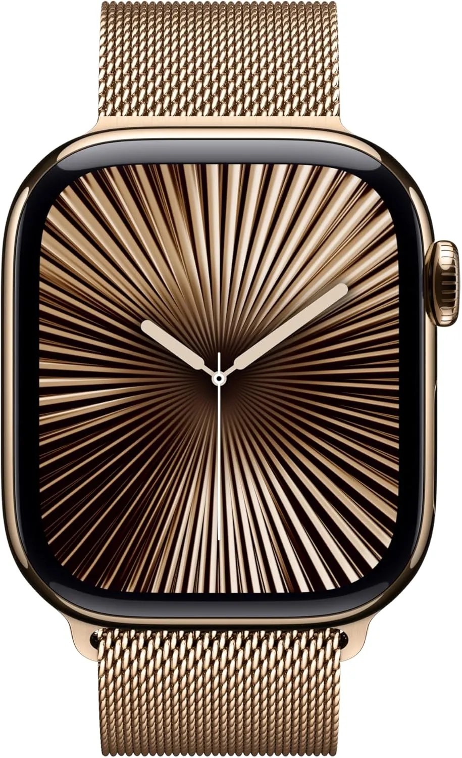 Apple Watch Series 10 [GPS   Cellular 42mm case] Smartwatch with Gold Titanium Case with Gold Milanese Loop. Fitness Tracker, ECG App, Always-On Retina Display, Carbon Neutral