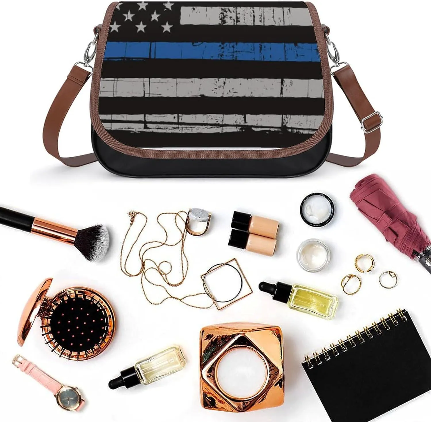 Army Classic Camouflage Pattern Fashionable And Exquisite Shoulder Bag, Convenient Leather Crossbody Bag for Going Out