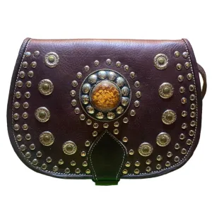 Artisanal Mastery: Explore Marrakech's Heritage with Our Exquisite Handmade Shoulder Bag Discover the Beauty of Our Handmade Traditional Shoulder Bag (M, leather)