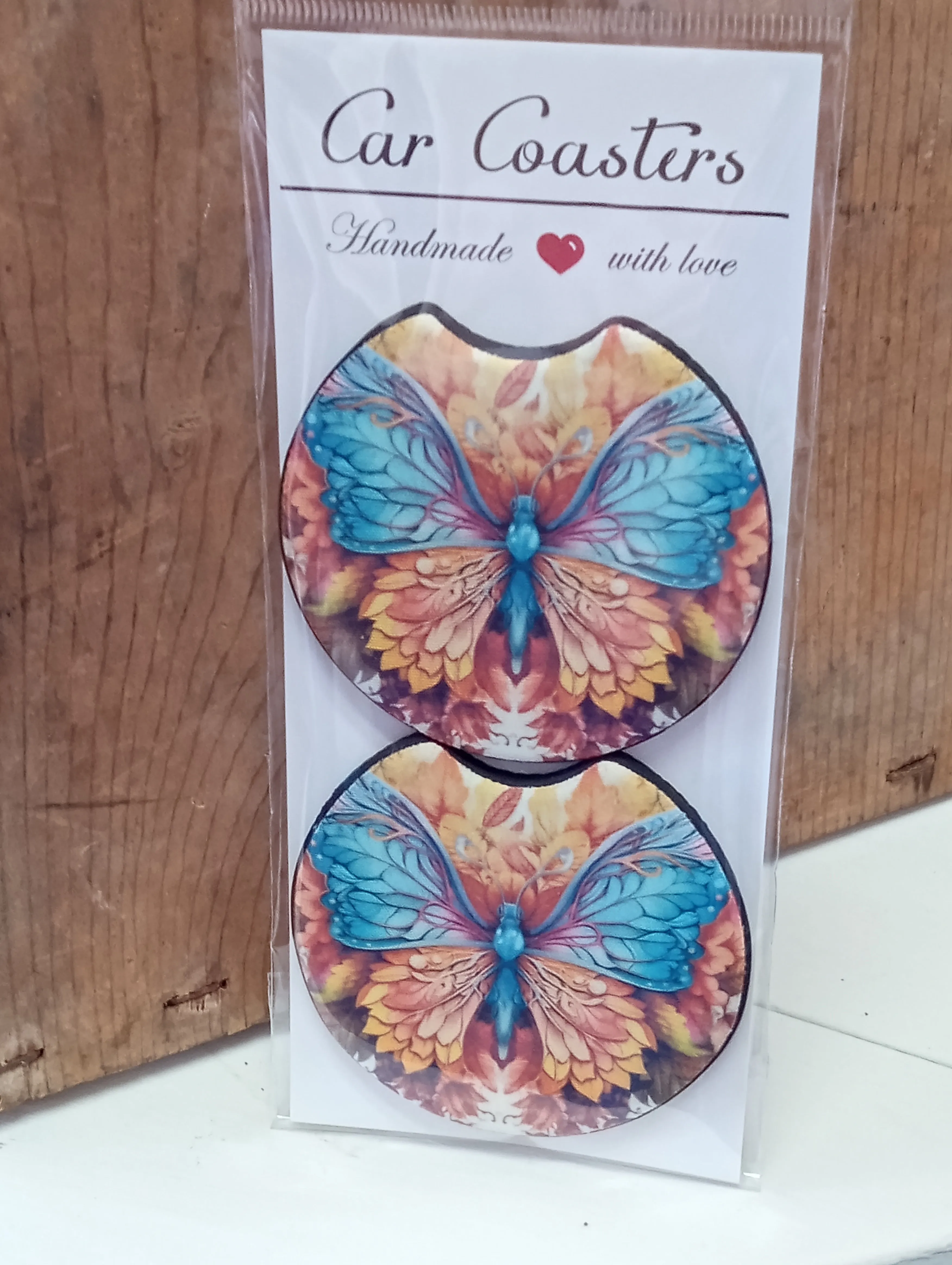 Assorted Style Custom Car Coaster Set