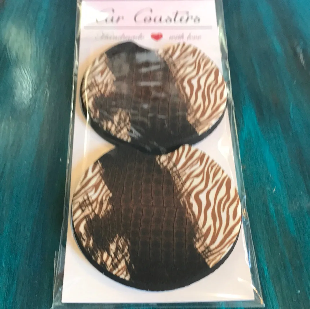 Assorted Style Custom Car Coaster Set