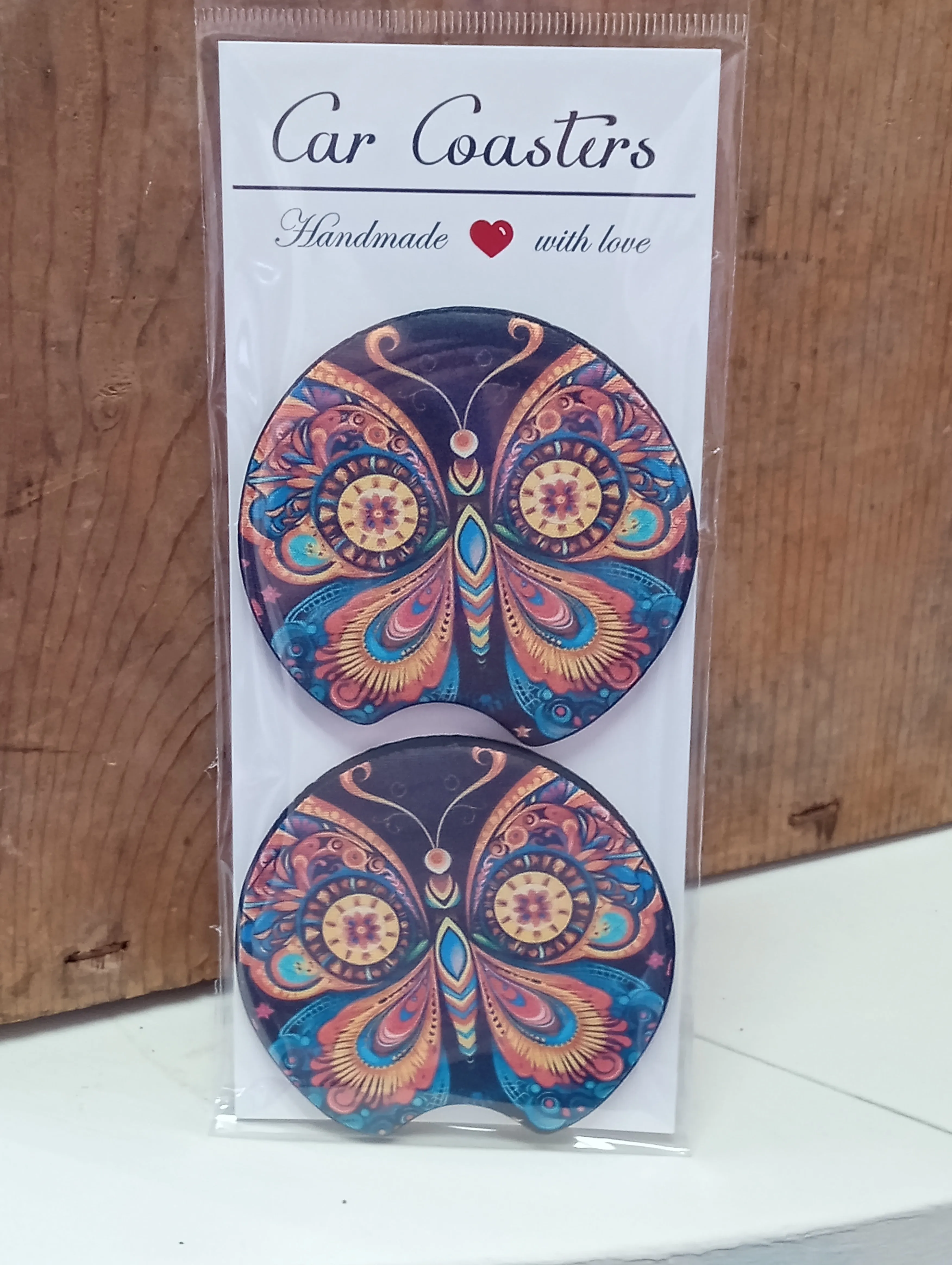 Assorted Style Custom Car Coaster Set
