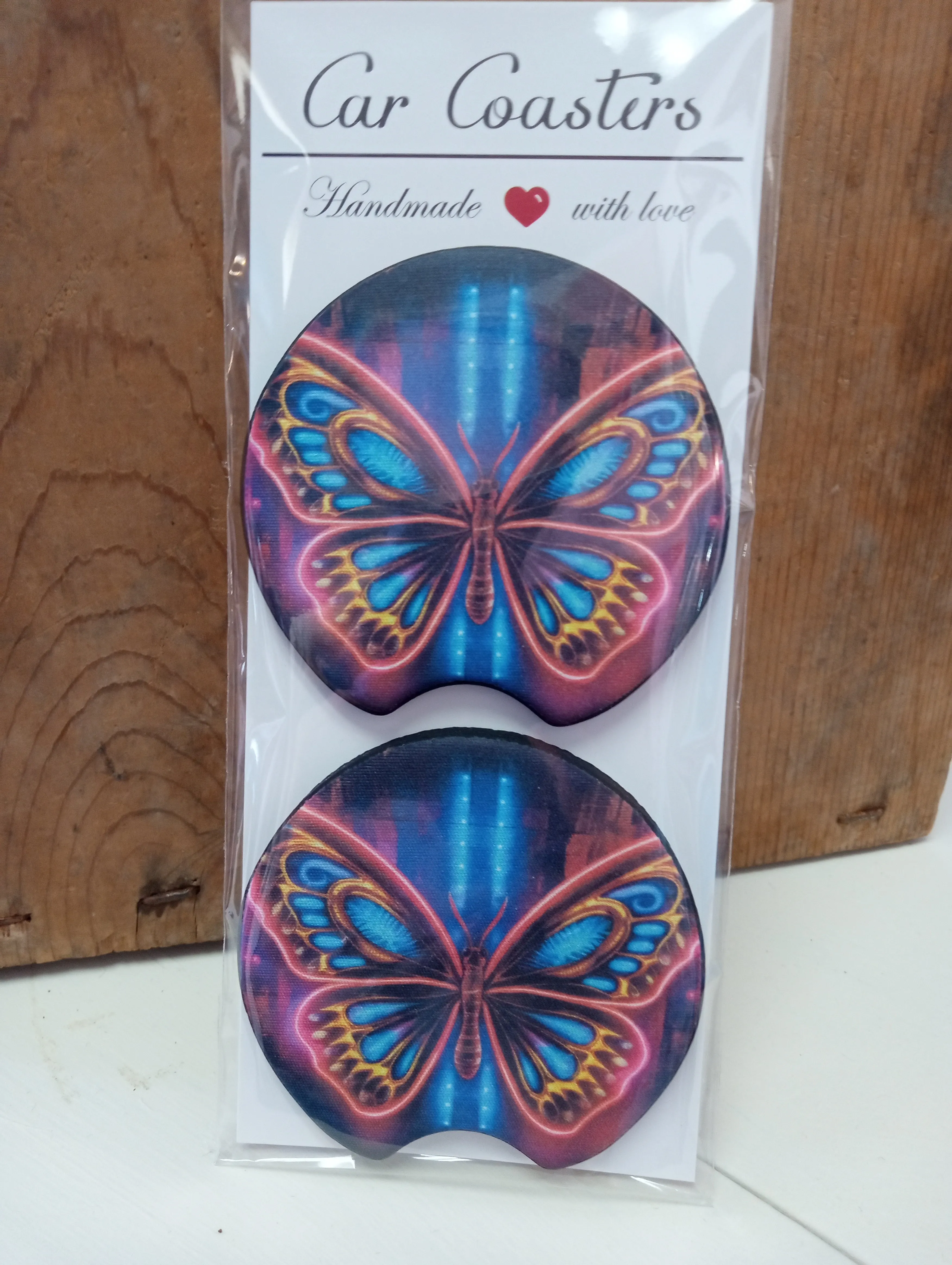Assorted Style Custom Car Coaster Set